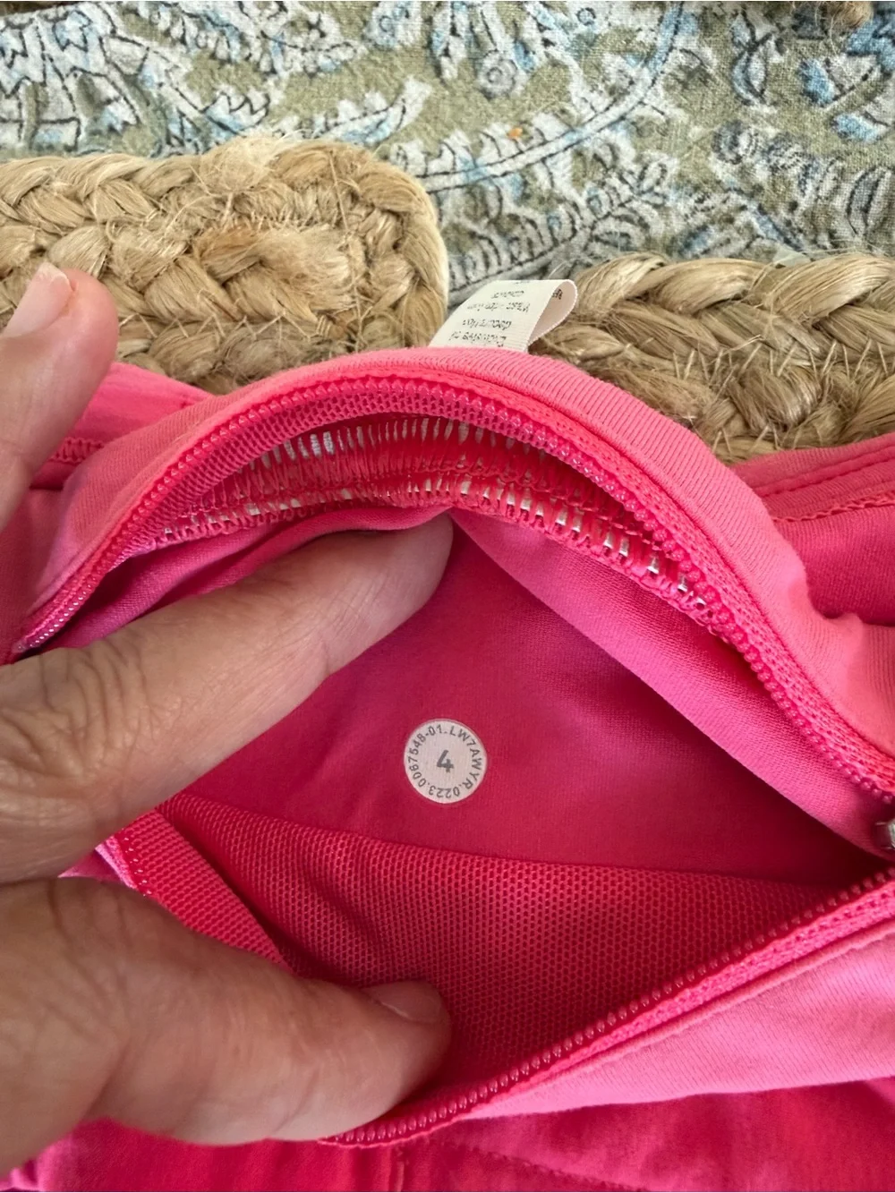 lululemon athletica Hot Pink Performance Shorts size 4